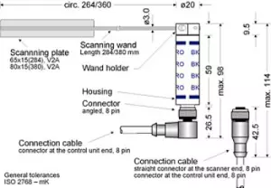 Diagrama del escáner BK Mikro TK8A