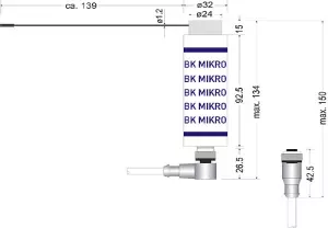 Diagrama del escáner BK Mikro TK94A o TK94RL